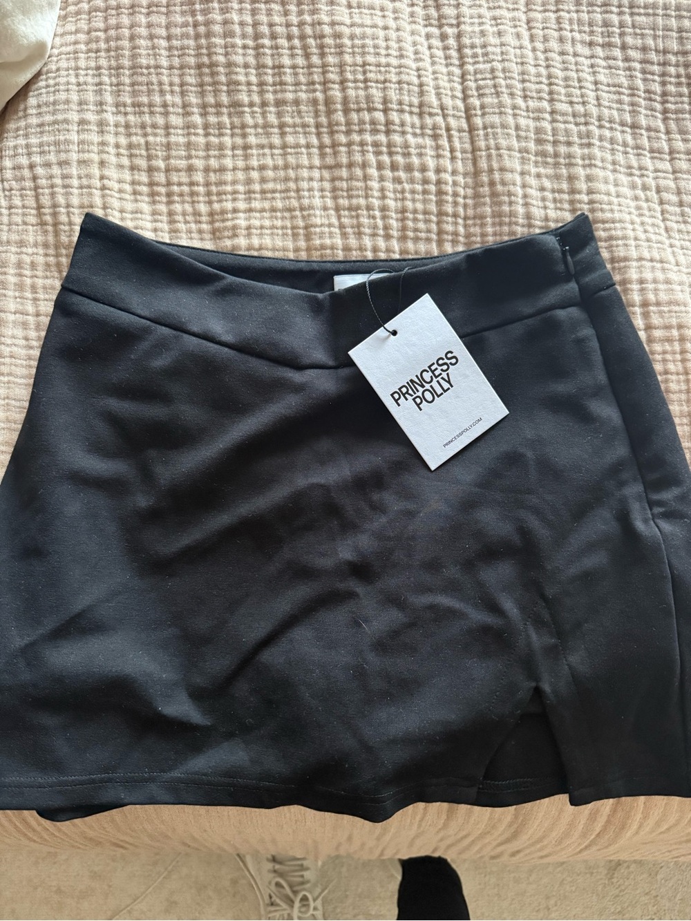 Princess Polly Ravyn Black Mini Skirt